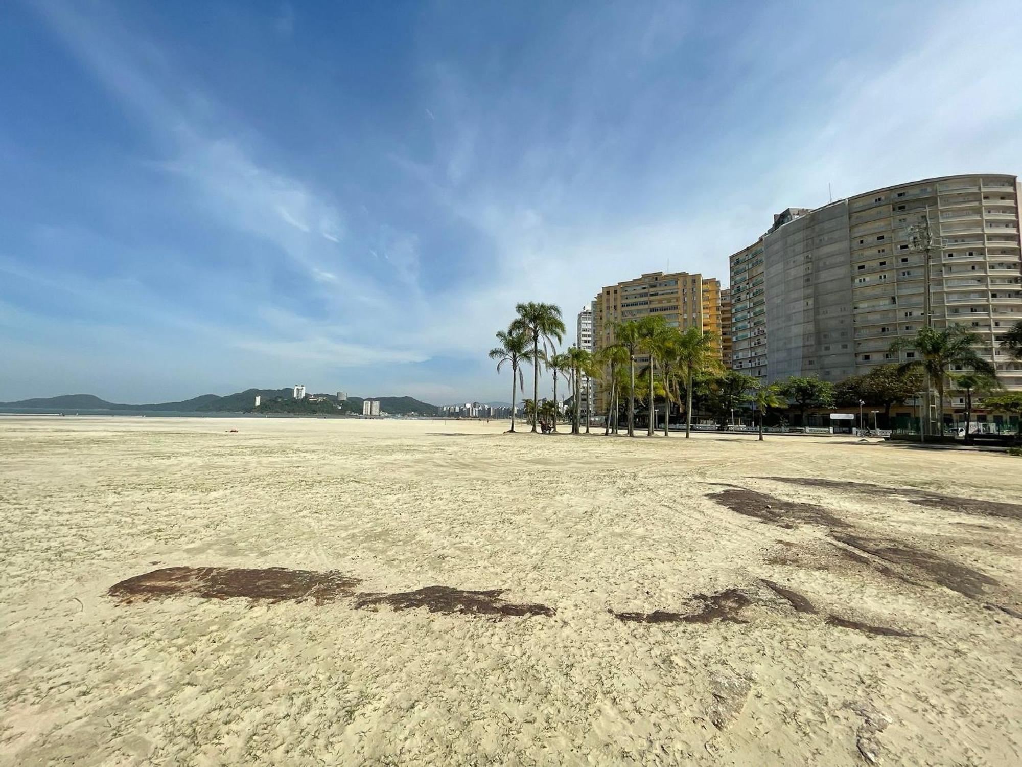 Apartamento Pe Na Areia Melhor Vista Mar De Santos Santos (Sao Paulo) Exterior foto